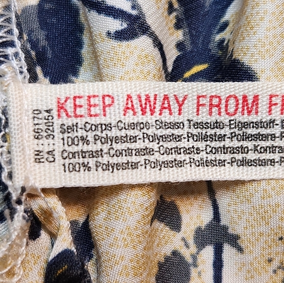 Intimately Free People Floral Beige Tea Combo V Neck Tank Blouse Camisole Size M - Picture 5 of 10